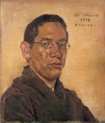 Selbstporträt von Kishida Ryusei